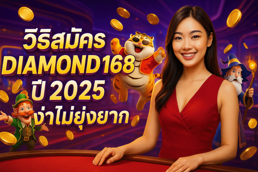 วิธีสมัคร DIAMOND168 ปี 2025 ง่ายไม่ยุ่งยาก