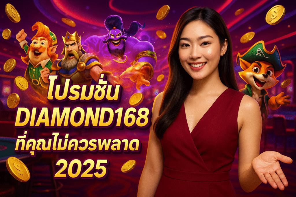 โปรโมชั่น DIAMOND168 ที่คุณไม่ควรพลาด 2025