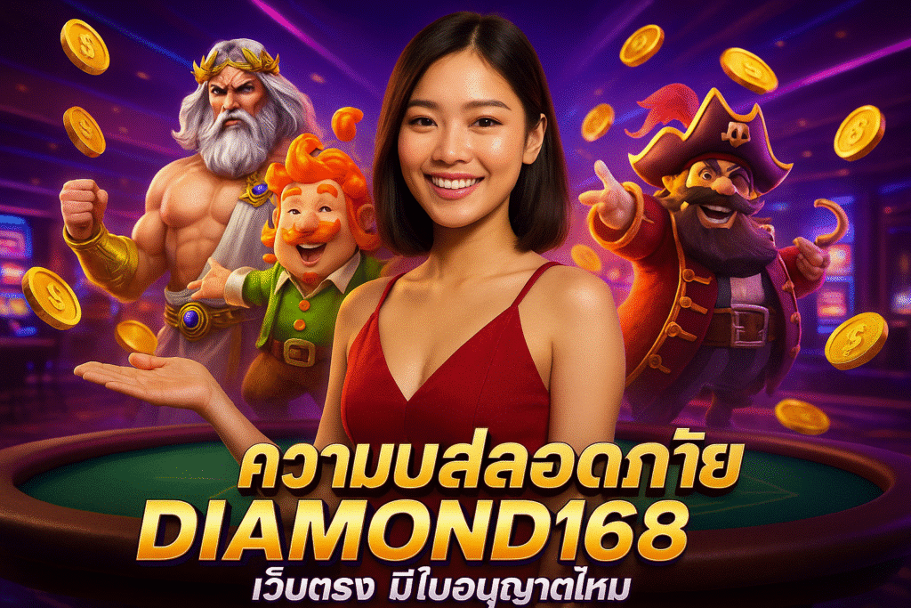 ความปลอดภัย DIAMOND168 เว็บตรง มีใบอนุญาตไหม